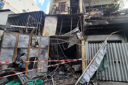 Ba người tử vong do cháy nhà tại phường Lộc Thọ, TP Nha Trang